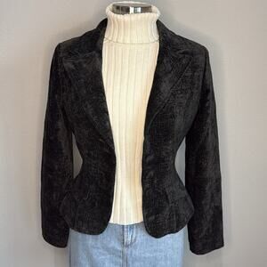 Decoded Black Vintage Corduroy Jacket Size L